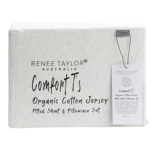 Harlan Organic Cotton Jersey Fitted Sheet Set