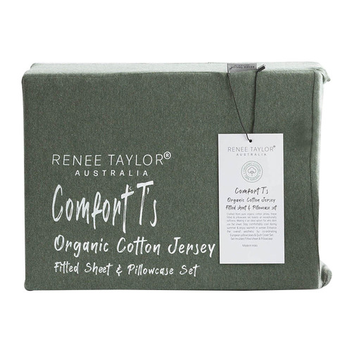 Harlan Organic Cotton Jersey Fitted Sheet Set