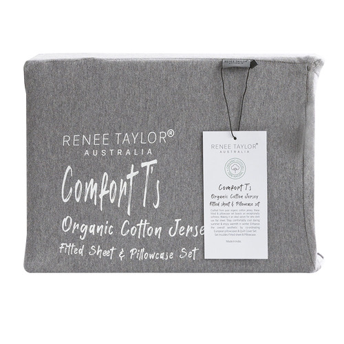 Harlan Organic Cotton Jersey Fitted Sheet Set