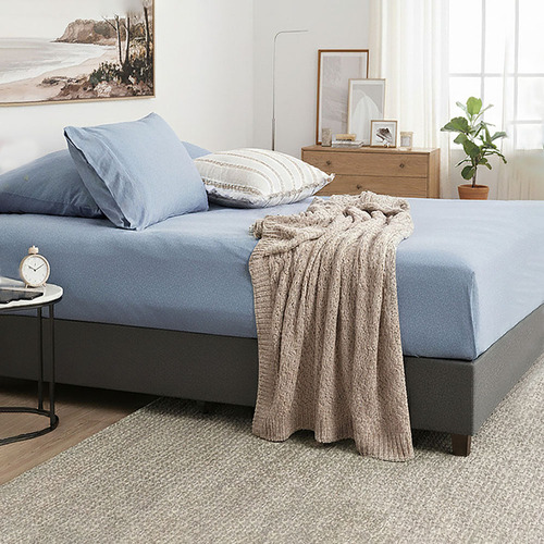 Harlan Organic Cotton Jersey Fitted Sheet Set