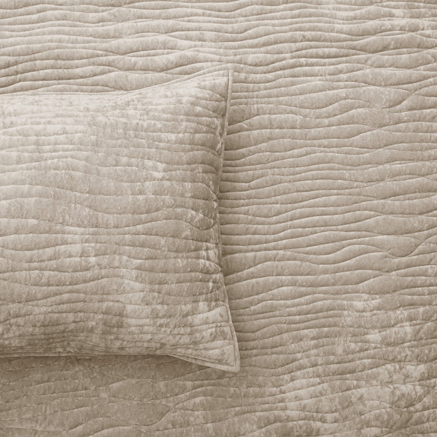 Bramble Velvet & Cotton Coverlet Set
