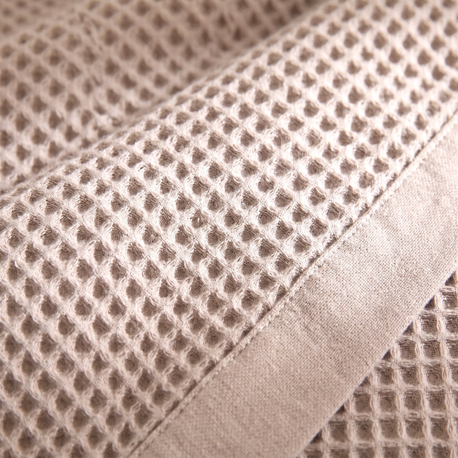 Freida Washed Cotton Waffle Blanket