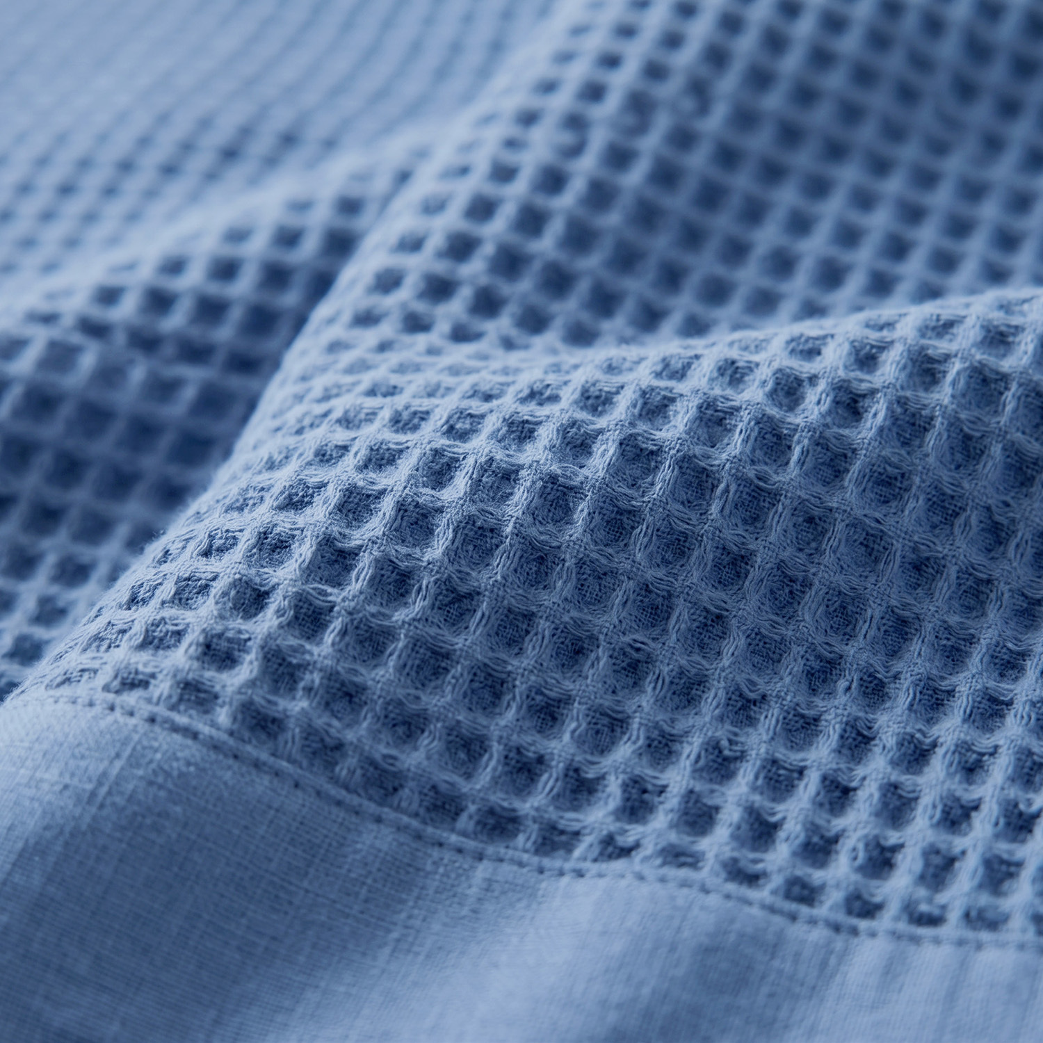 Freida Washed Cotton Waffle Blanket