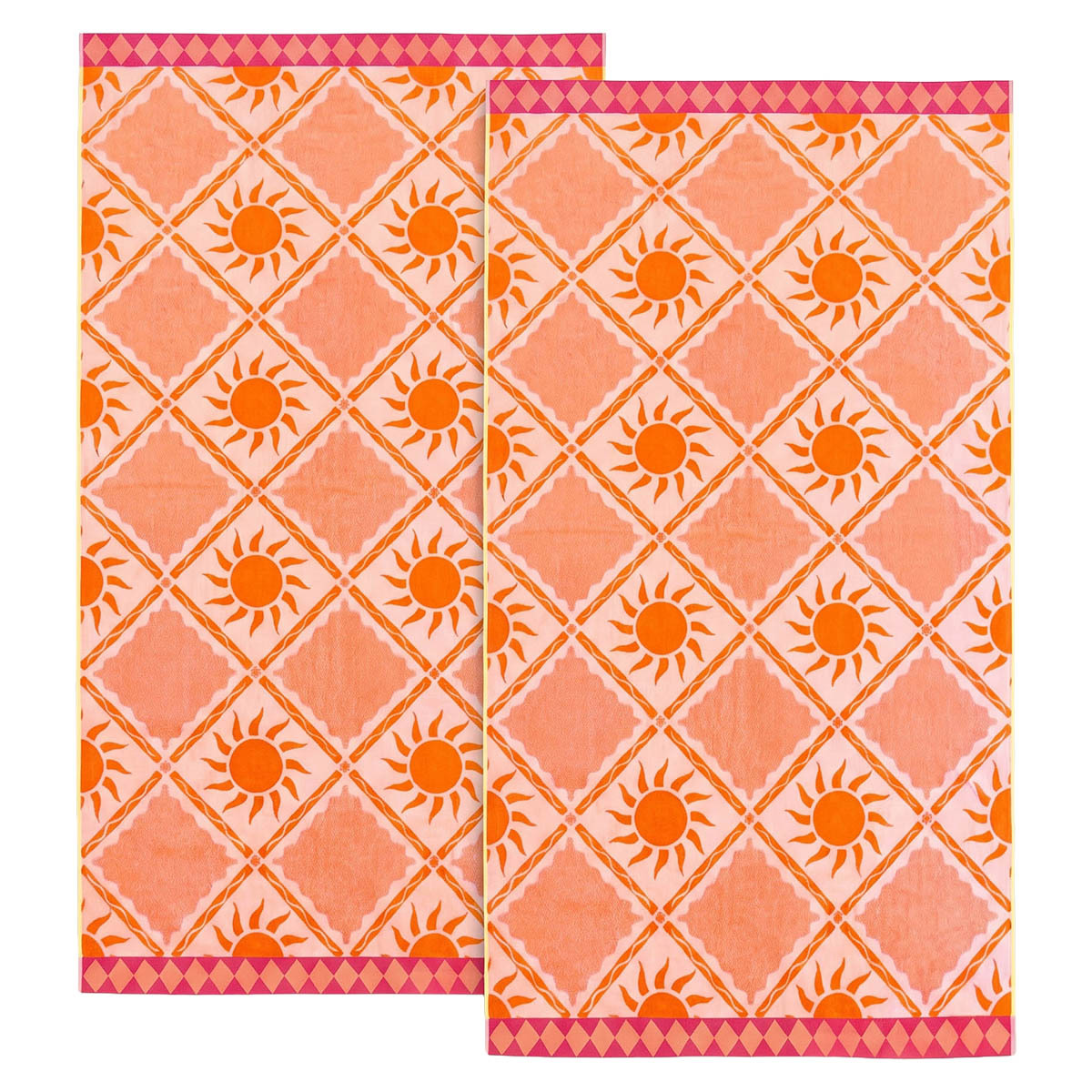 Sunshine Cotton Beach Towel