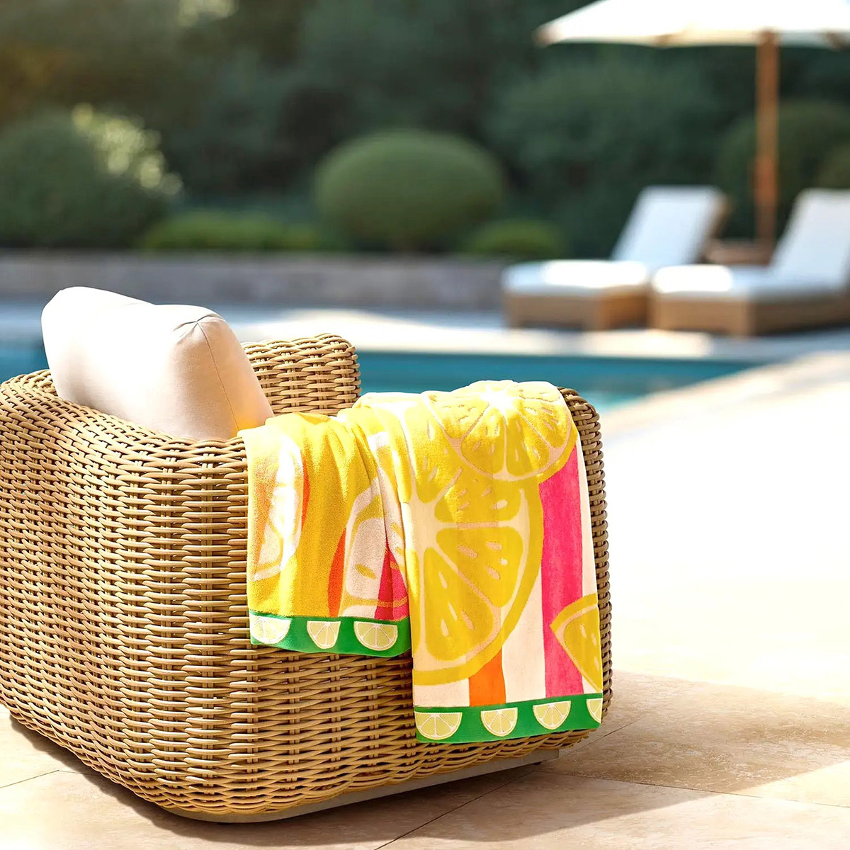 Frida Cotton Beach Towel