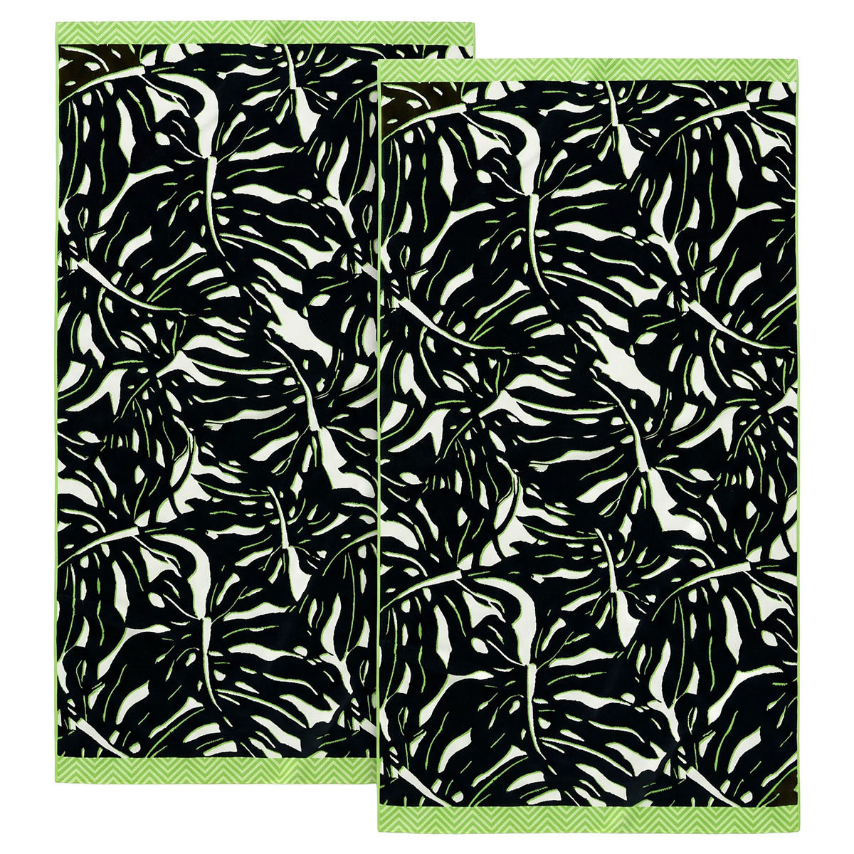 Monsteria Cotton Beach Towel