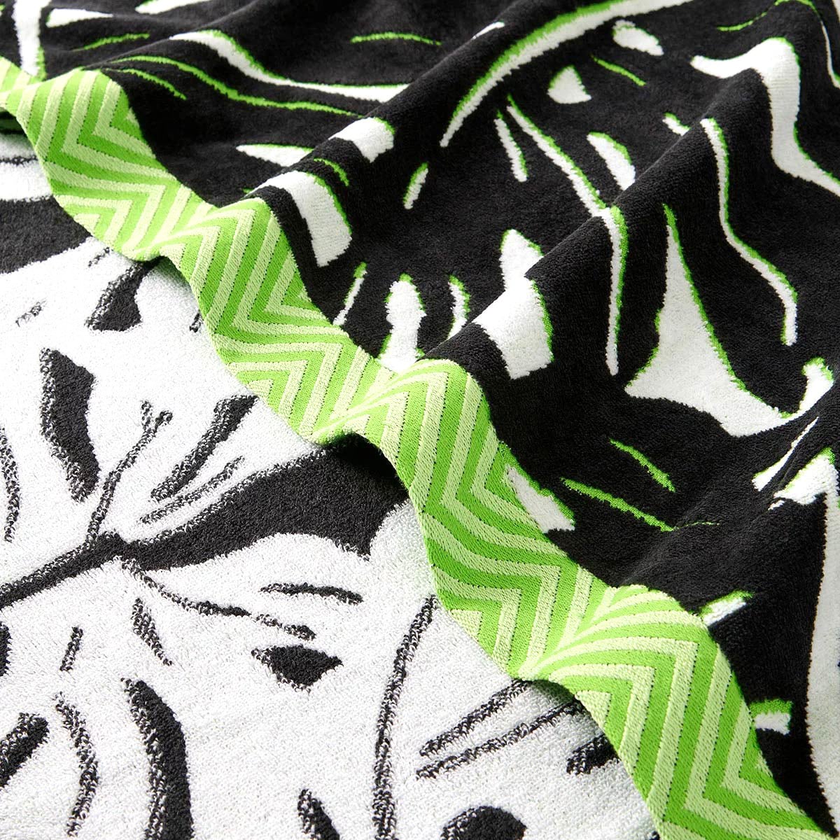 Monsteria Cotton Beach Towel