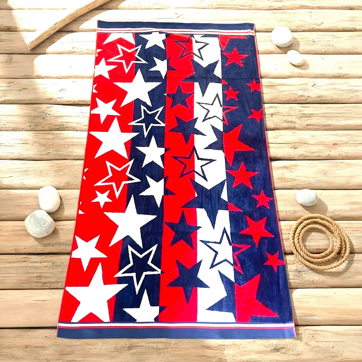 Stars Cotton Beach Towel