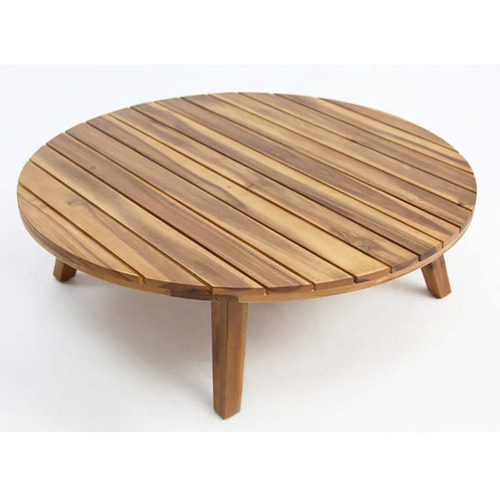 OakglenOutdoors Luna Acacia Wood Outdoor Coffee Table Temple & ster