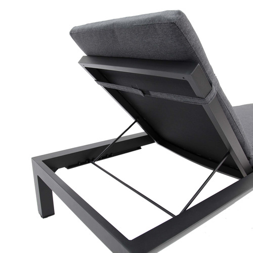 2 Piece Dallas Outdoor Sun Lounger & Side Table Set