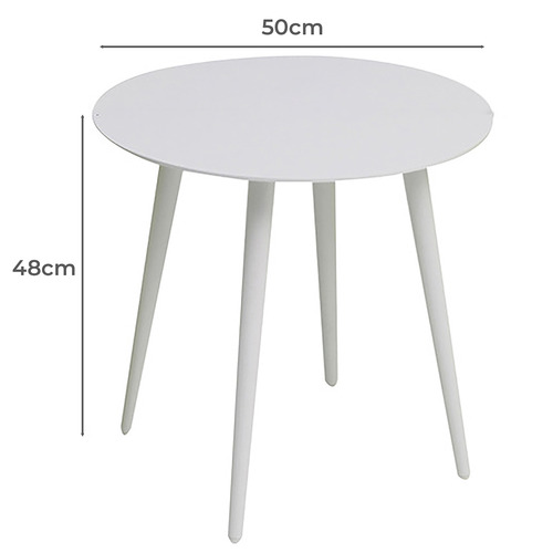 Syros Aluminium Outdoor Side Table