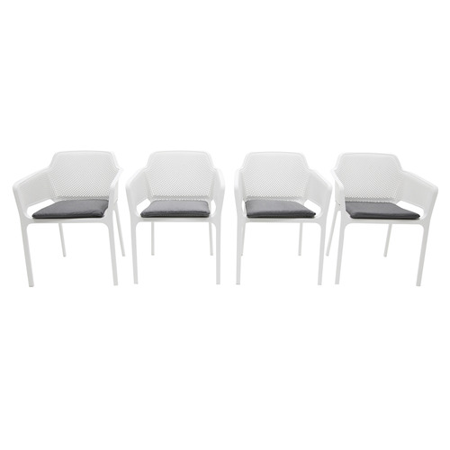 Bailey Cushioned Outdoor Dining Chairs