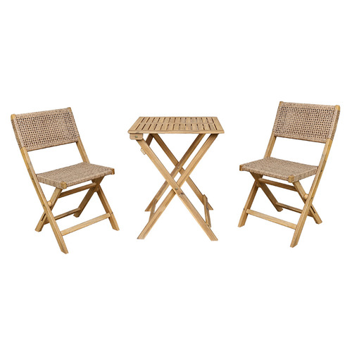 Byron Acacia Wood Bistro Set