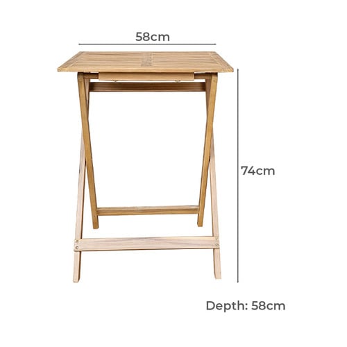 Byron Acacia Wood Bistro Set