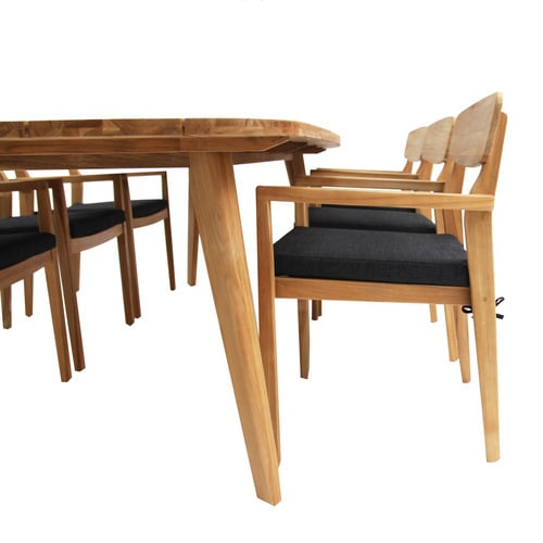 6 Seater Draven Outdoor Dining Set