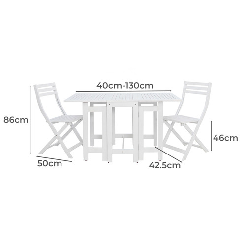 2 Seater Ozul Outdoor Bistro Set