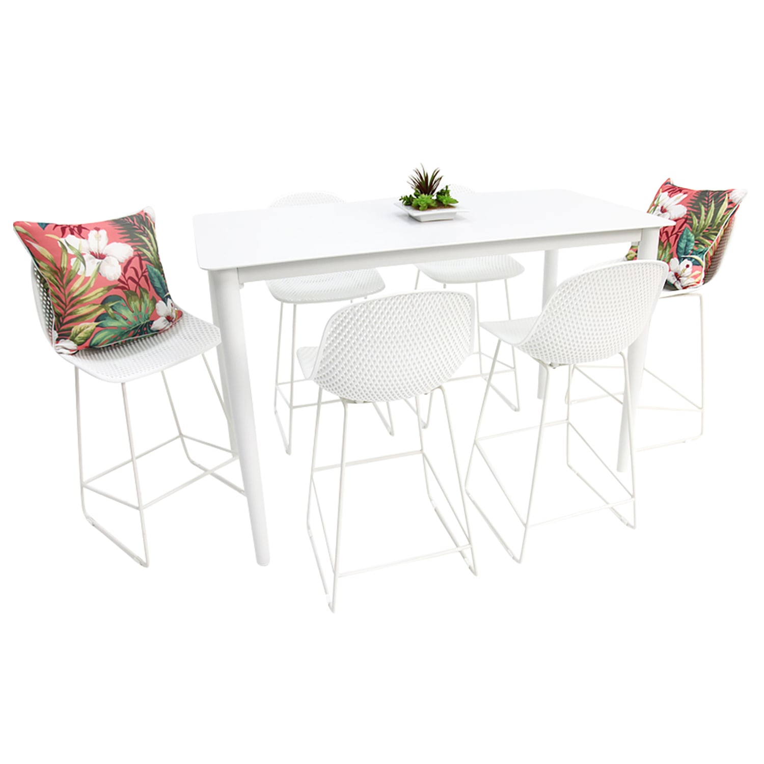 Basil Outdoor Bar Table & Stool Set