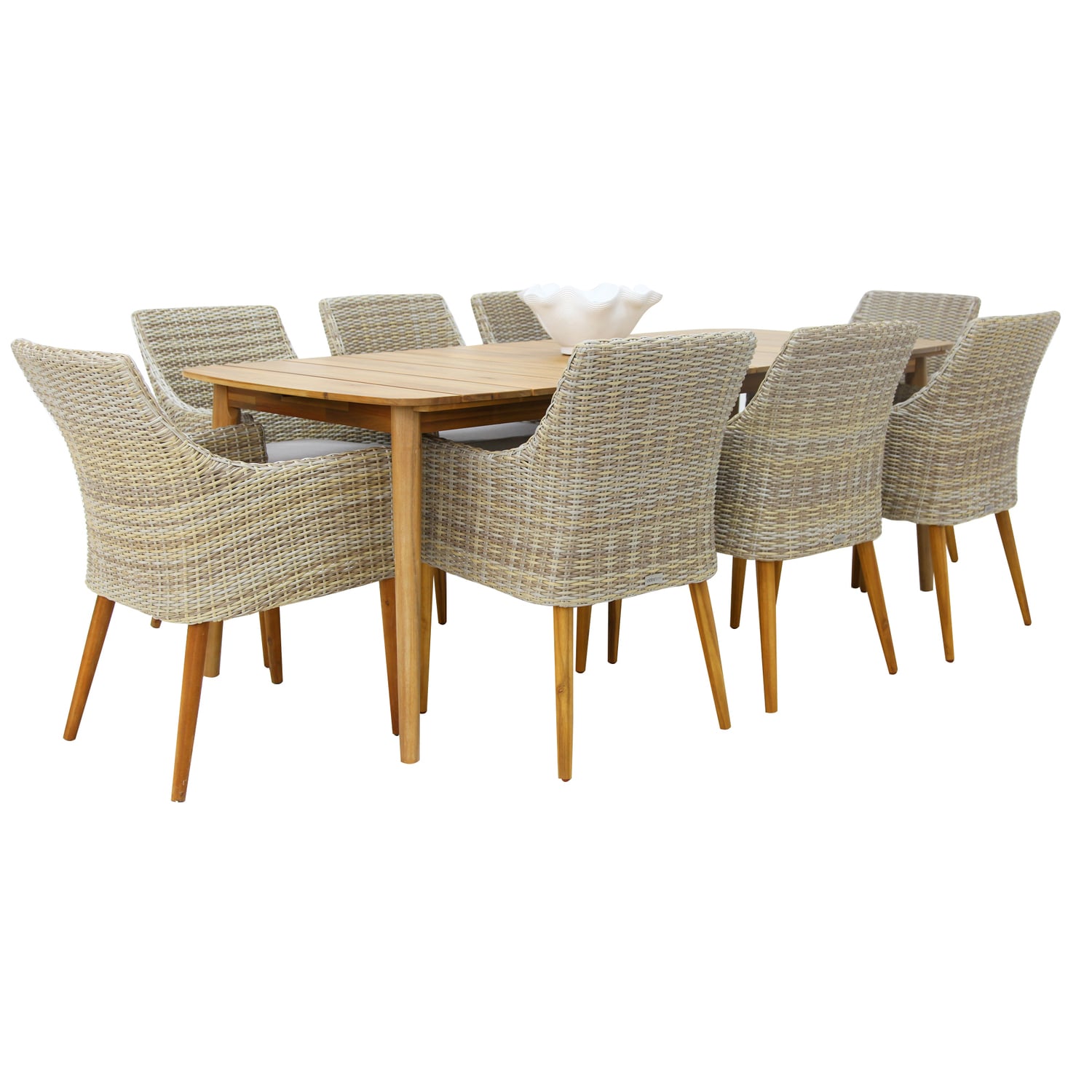 8 Seater Lyric Outdoor Dining Table & Chair Set