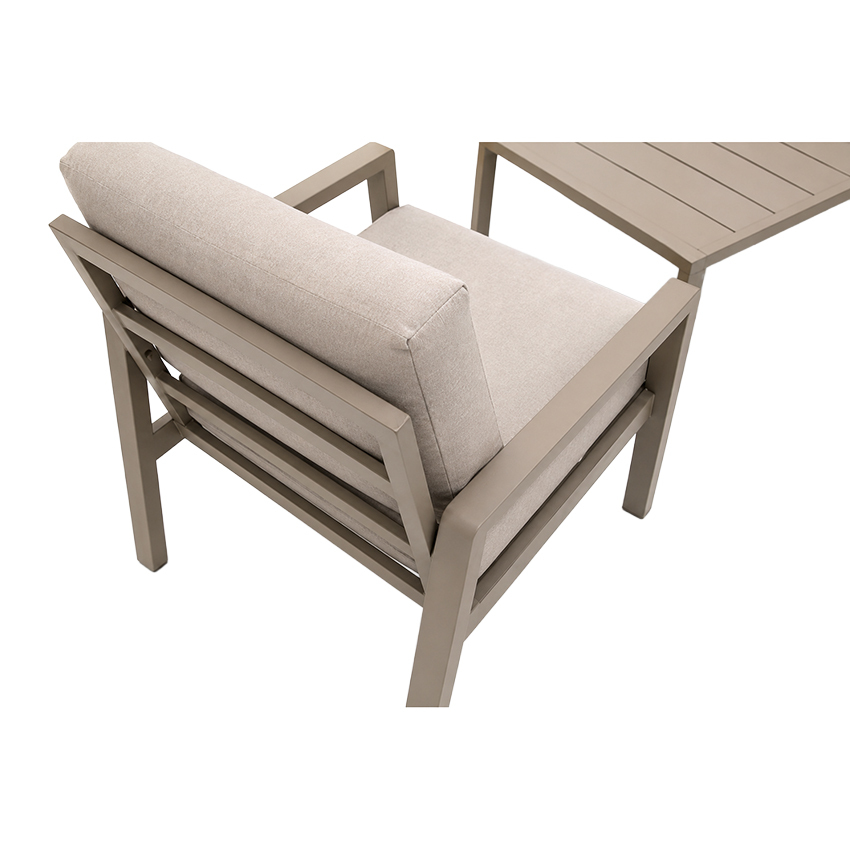 Cecily Steel Outdoor Sofa Set