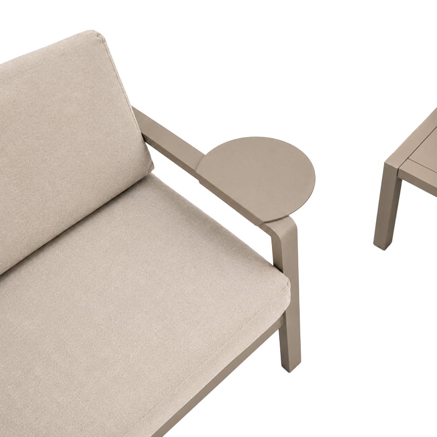 Cecily Steel Outdoor Sofa Set