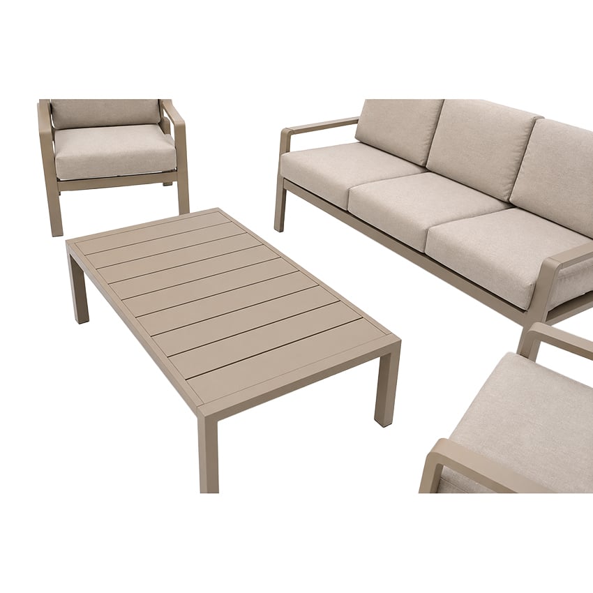 Cecily Steel Outdoor Sofa Set