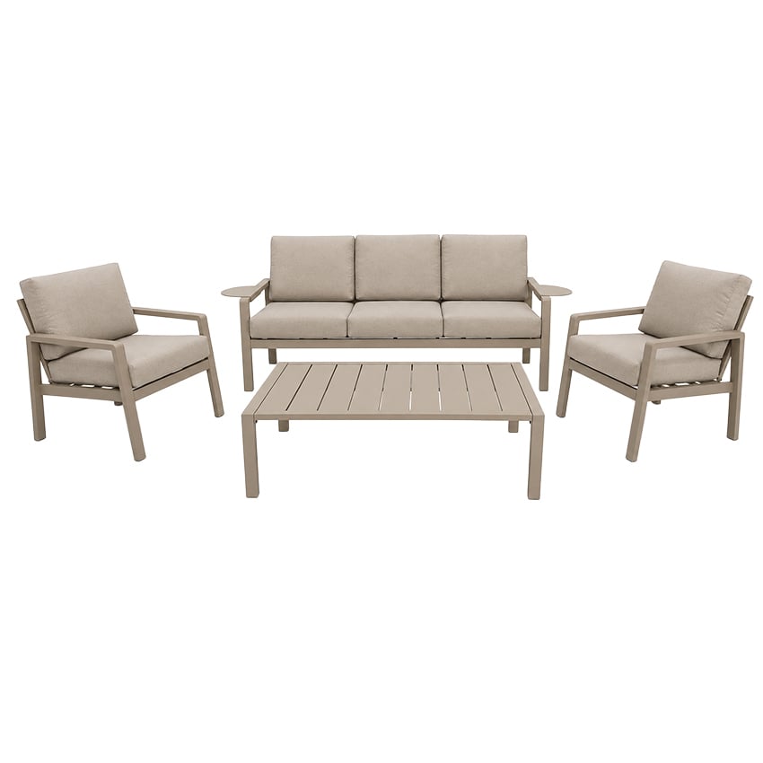 Cecily Steel Outdoor Sofa Set