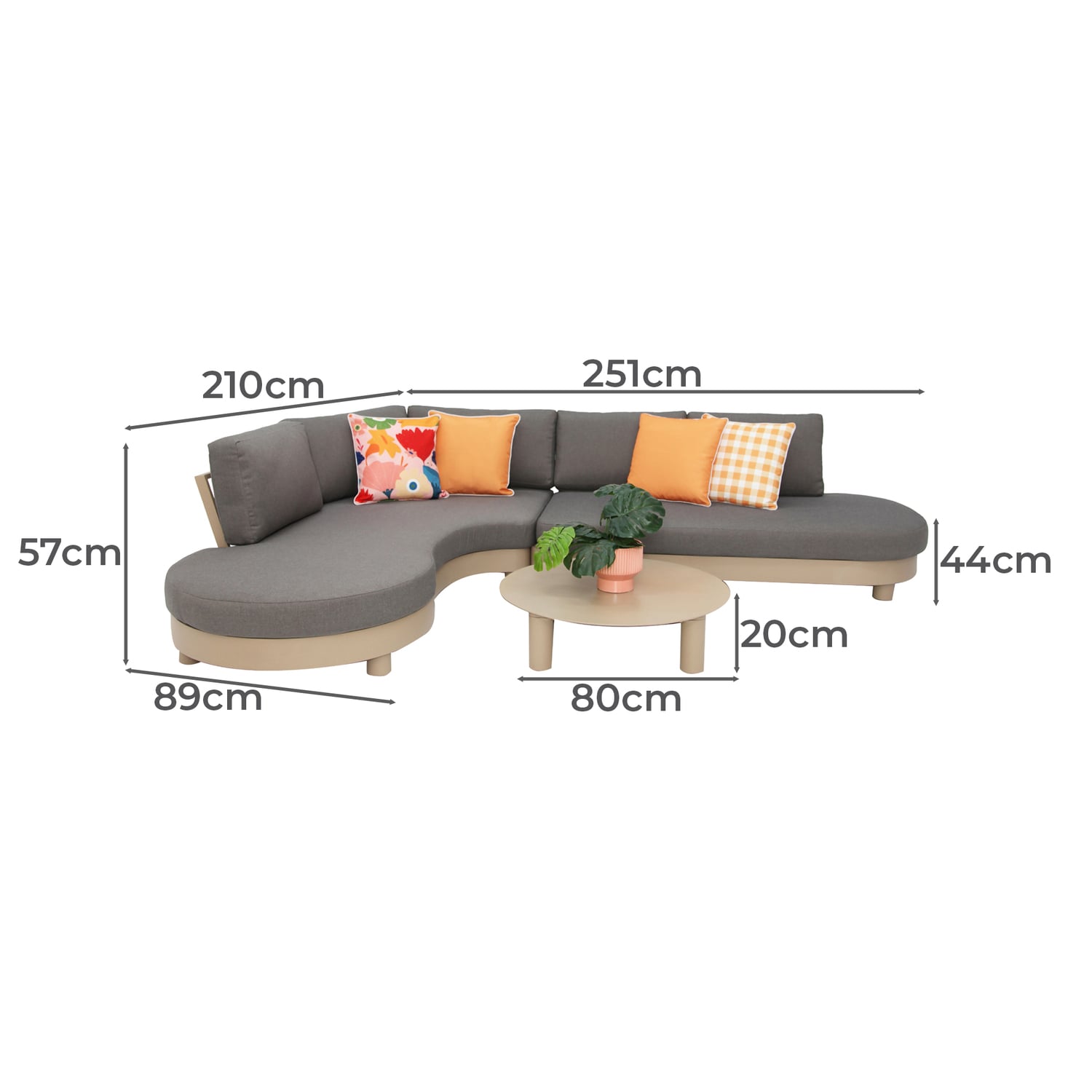 Oriane Outdoor Modular Lounge Set