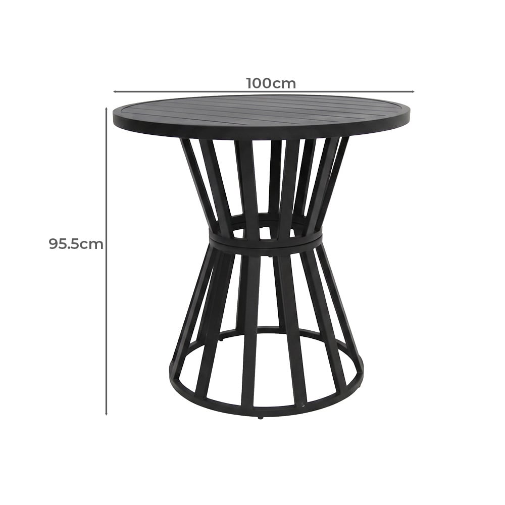 4 Seater Zephirine Outdoor Bar Table & Stool Set