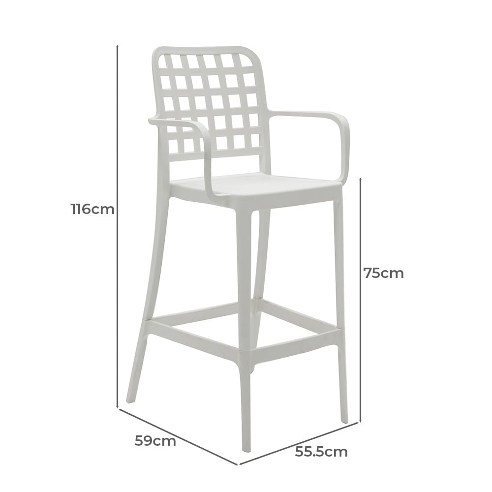 Lucien Outdoor Bar Stool