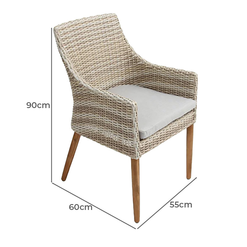 8 Seater Lyric Outdoor Dining Table & Chair Set