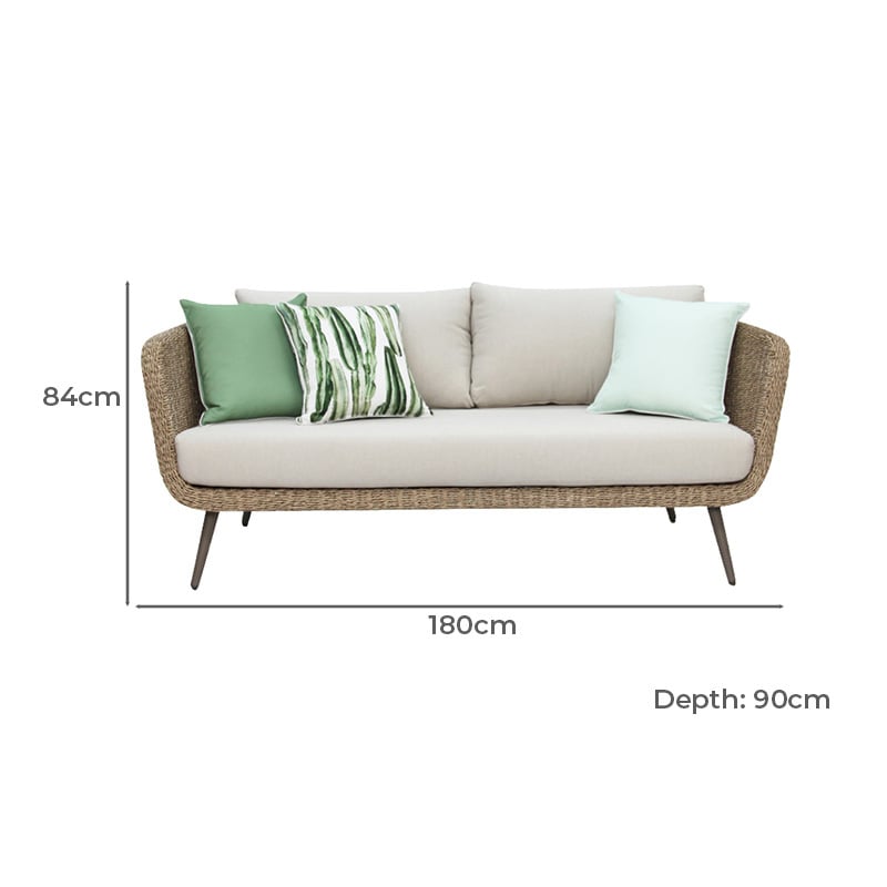 4 Seater Valencia Outdoor Lounge Set