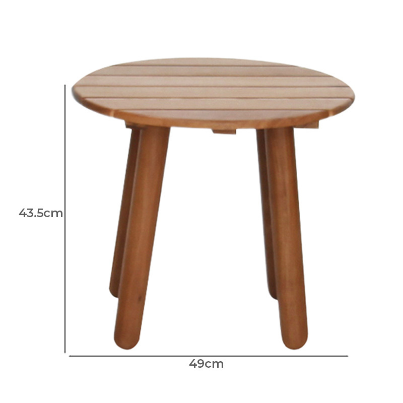 2 Seater Enola Acacia Wood Outdoor Lounge Set