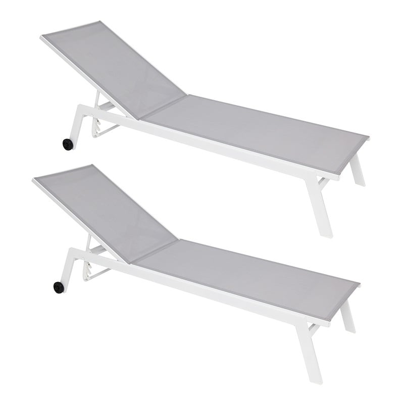 2 Piece Eaglemont Sun Lounge & Table Set