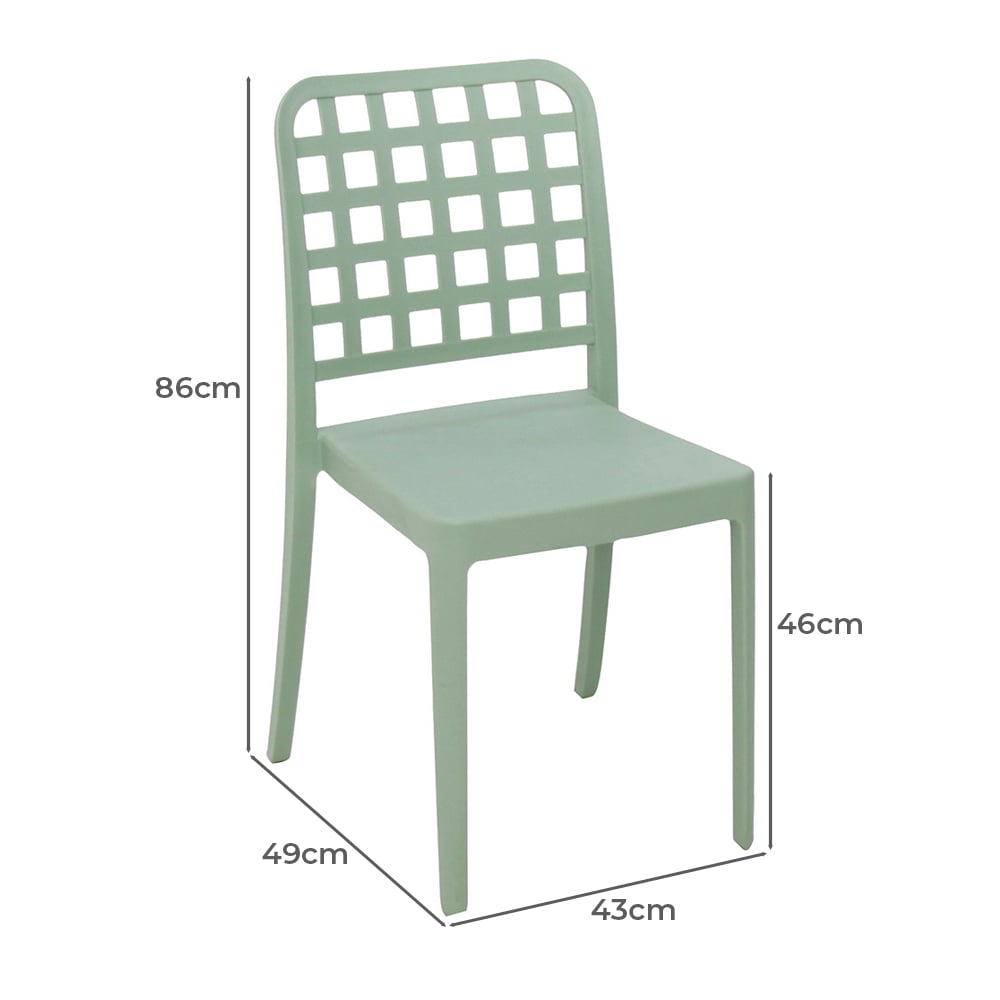 Lucien Armless Outdoor Dining Chair