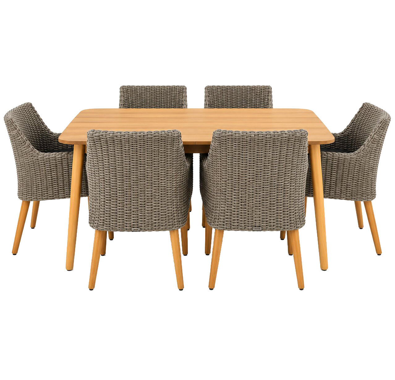 6 Seater Rylin Outdoor Dining Table & Chair Set