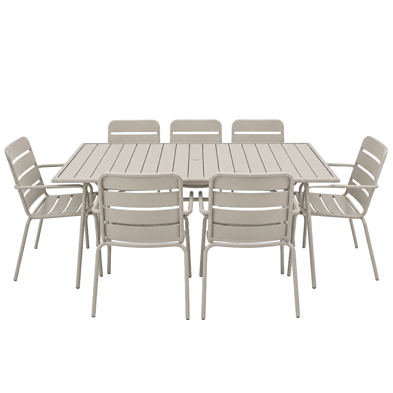 6 Seater Varen Outdoor Dining Table & Chair Set