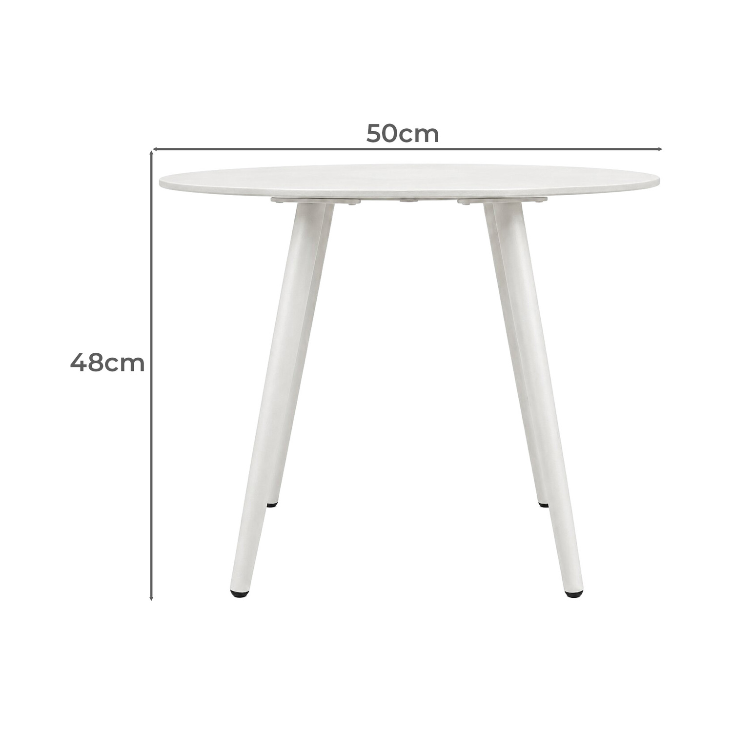 Keelan Aluminium Outdoor Side Table