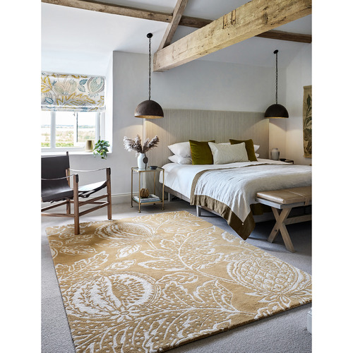 Ochre Cantaloupe Hand-Tufted Wool Rug