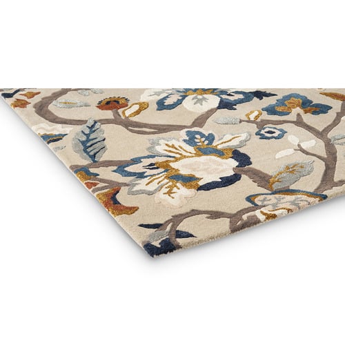 Stone Amanpuri Hand-Tufted Wool-Blend Rug