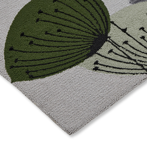Dandelion Clocks Power-Loomed Indoor/Outdoor Rug