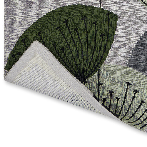 Dandelion Clocks Power-Loomed Indoor/Outdoor Rug