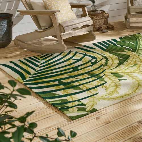 Manila Artichoke Power-Loomed Indoor/Outdoor Rug