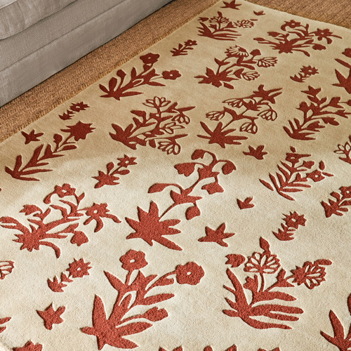 Russet Brown Woodland Glade Hand-Tufted Pure New Wool Rug
