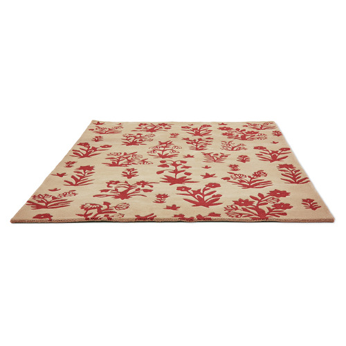 Russet Brown Woodland Glade Hand-Tufted Pure New Wool Rug