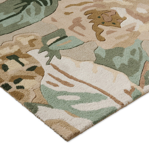 Birch Rose & Peony Hand-Tufted Pure New Wool Rug