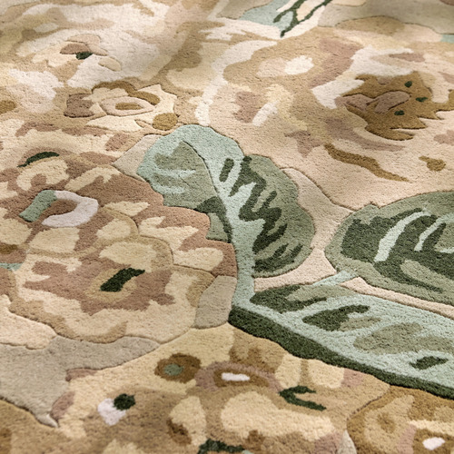 Birch Rose & Peony Hand-Tufted Pure New Wool Rug
