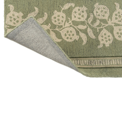 Forest Green Anaar Hand-Tufted Pure New Wool Rug