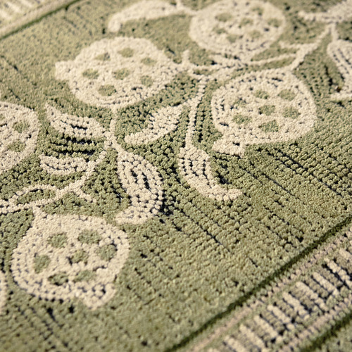 Forest Green Anaar Hand-Tufted Pure New Wool Rug