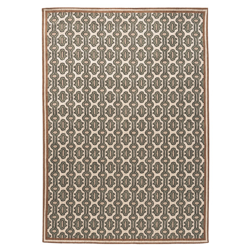 Matmi Jacquard-Woven Wool & Viscose Rug