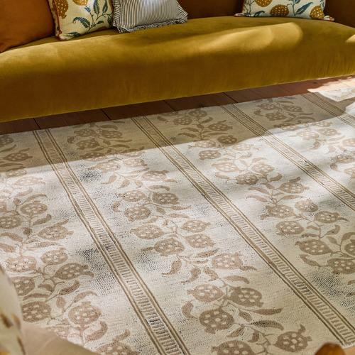 Flax Anaar Hand-Tufted Pure New Wool Rug